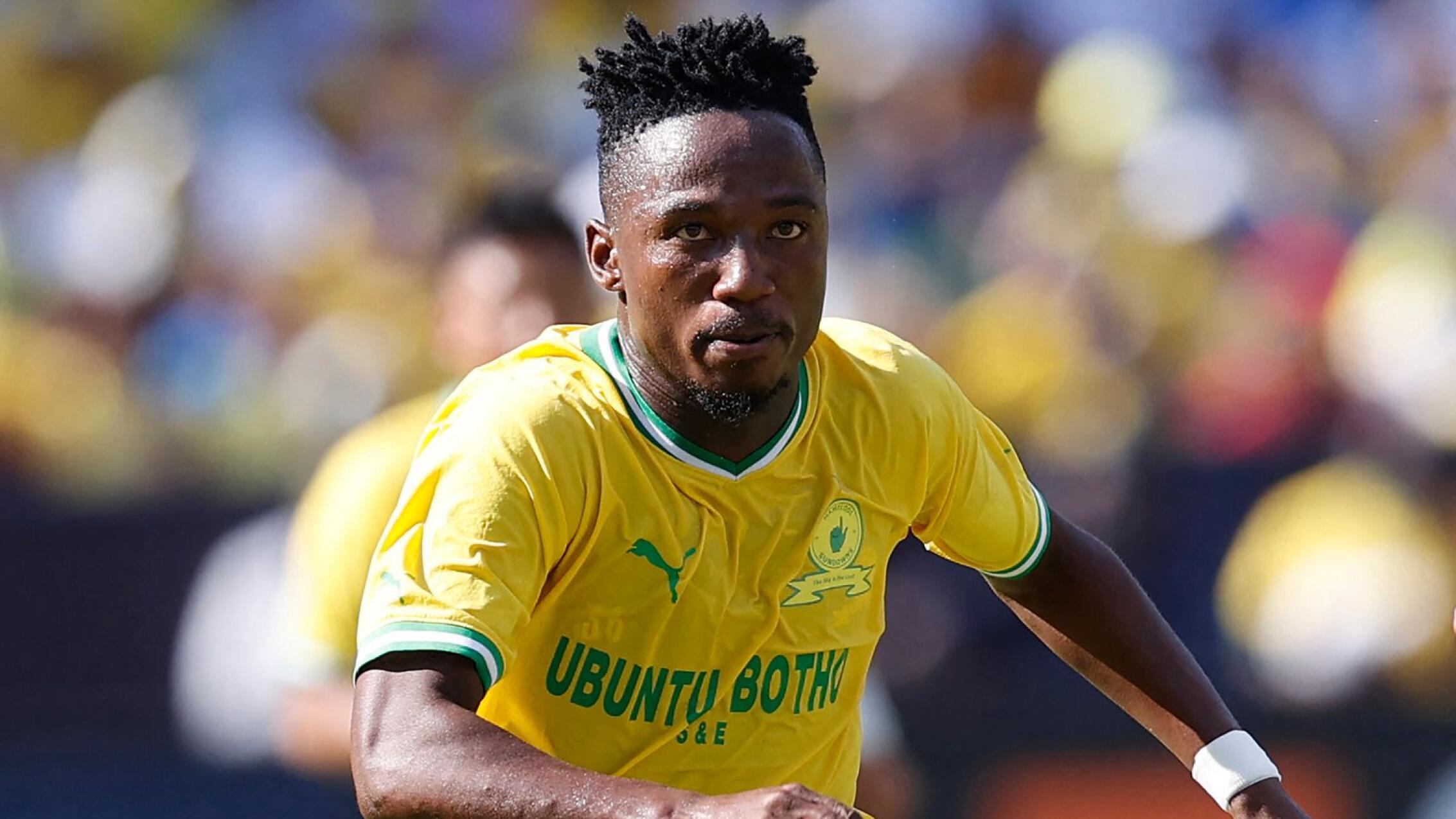 Mamelodi Sundowns' forward Cassius Mailula in action during a CAF Champions League group game