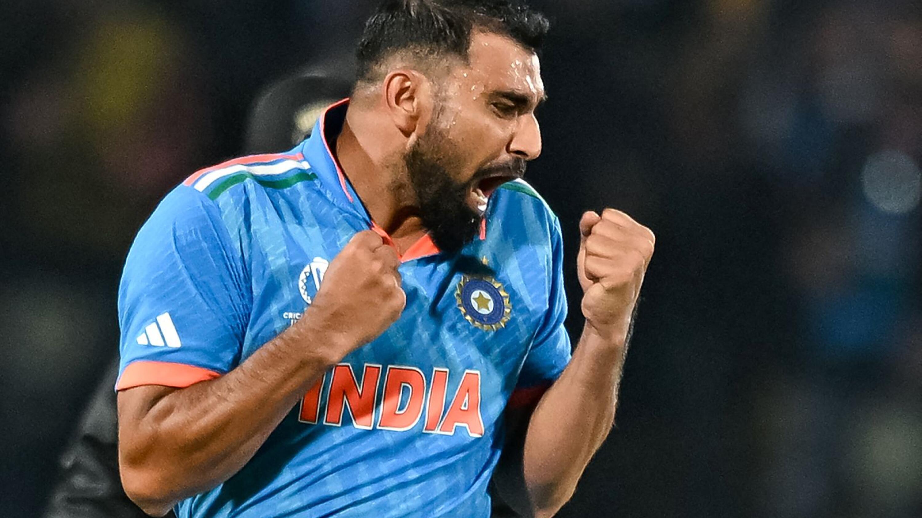 Mohammed Shami picked up four wickets as India defeated England in their Cricket World Cup clash on Sunday