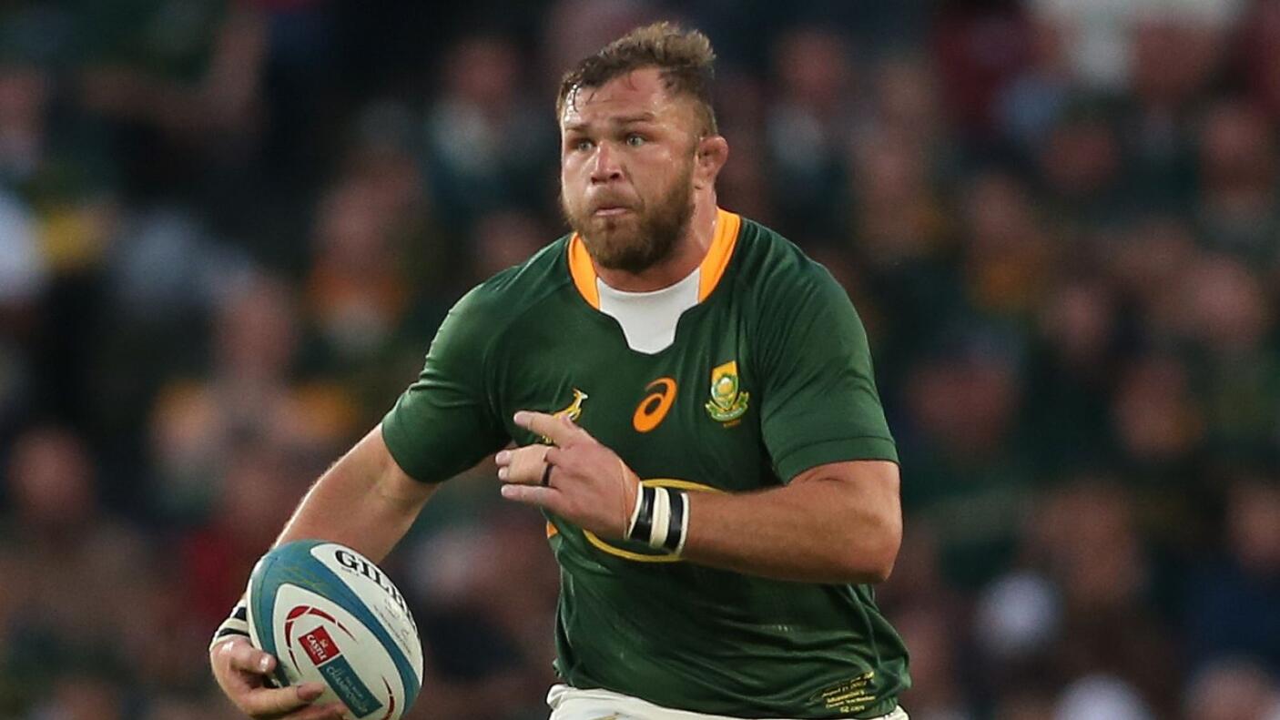 Duane Vermeulen in action for the Springboks during the Rugby Championship