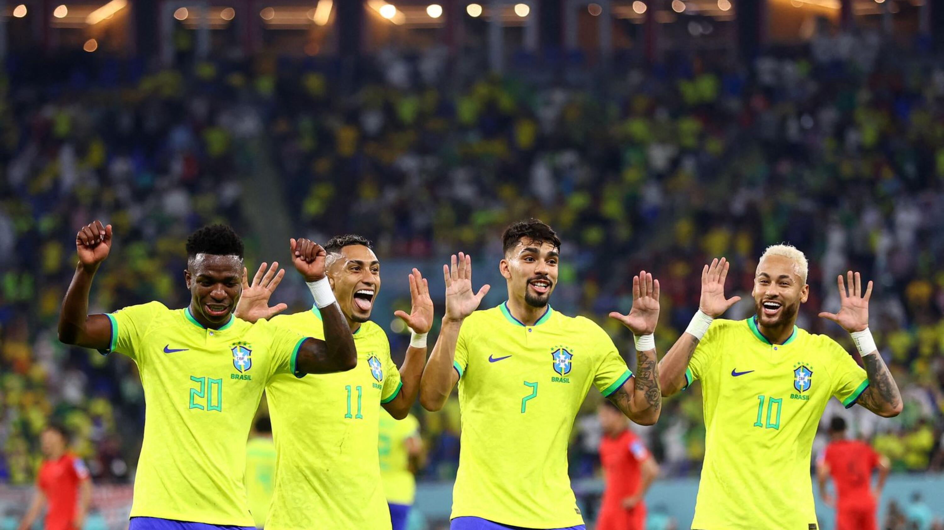 Brazil's Junior plays down favourites tag in World Cup clash with Croatia