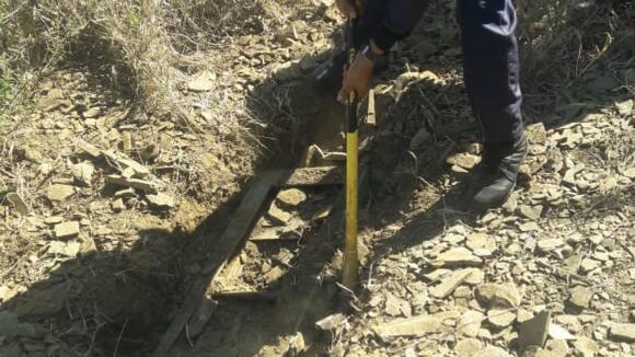 A 21-year-old man was caught red handed while digging up a stolen safe containing firearms he had buried in the Dulini area under the Mahlabathini policing precinct in Zululand on Sunday.