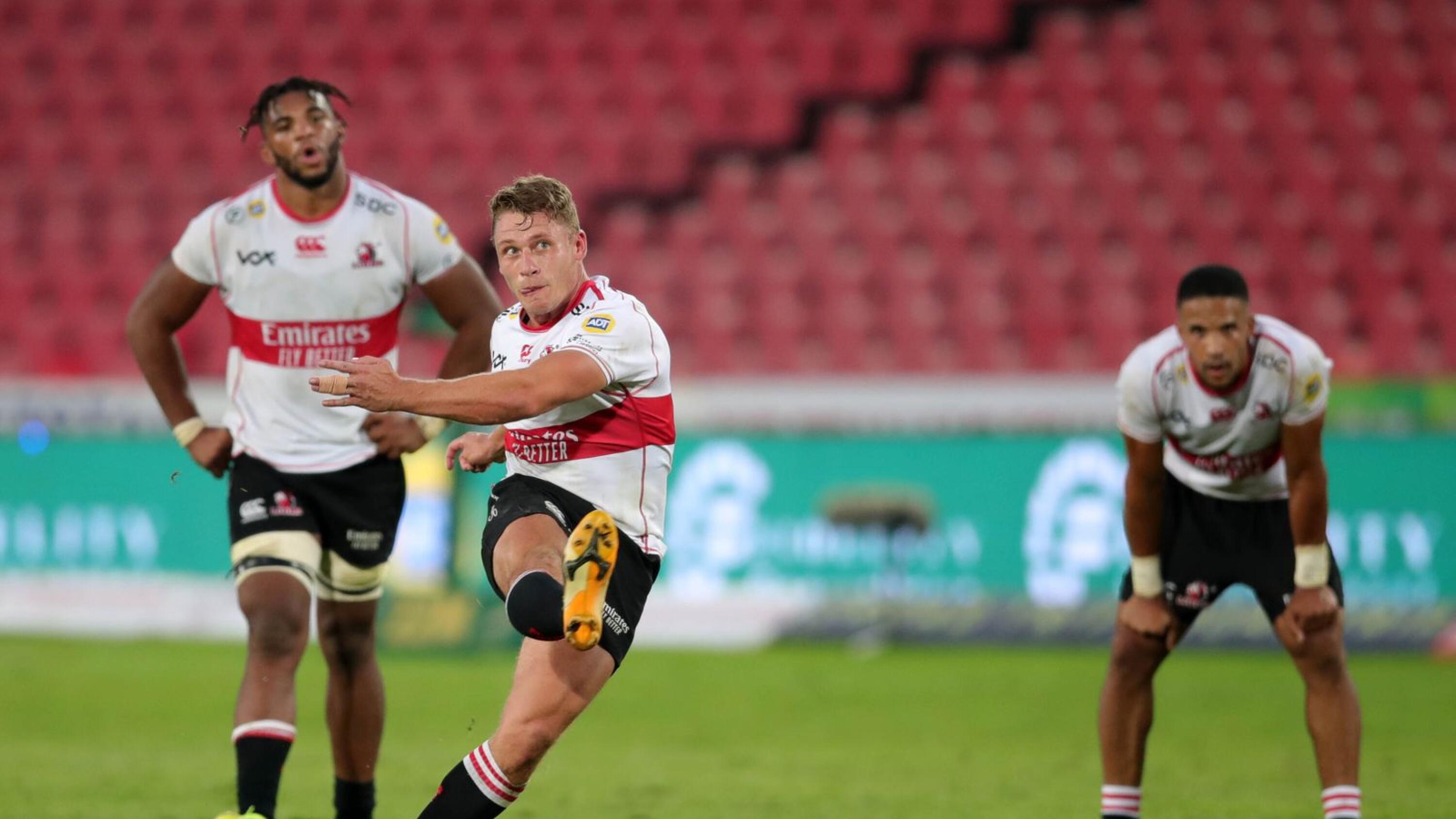 Tiaan Swanepoel scored 18 points as the Lions beat Western Province at Ellis Park on Saturday to secure their first win of the Currie Cup season