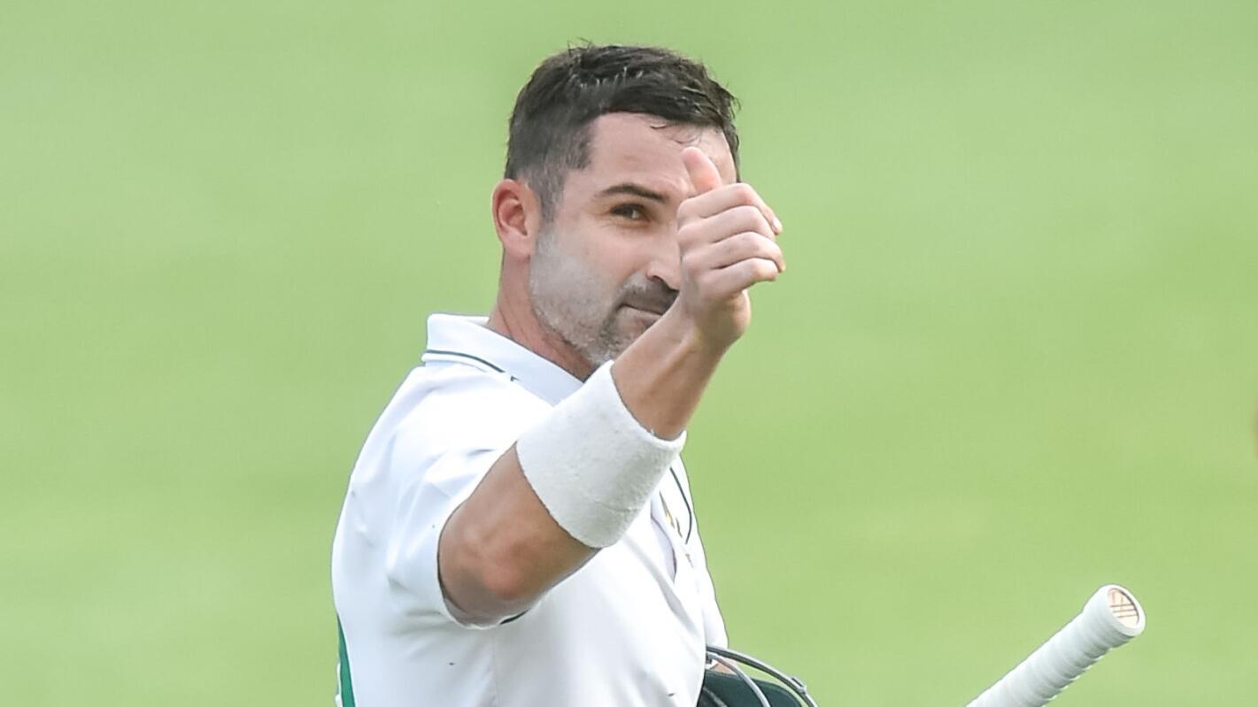 Proteas captain Dean Elgar walks off the field at the end of play with his score on 46 runs during day 3 of the 2nd Test at the Wanderers in Johannesburg on Wednesday