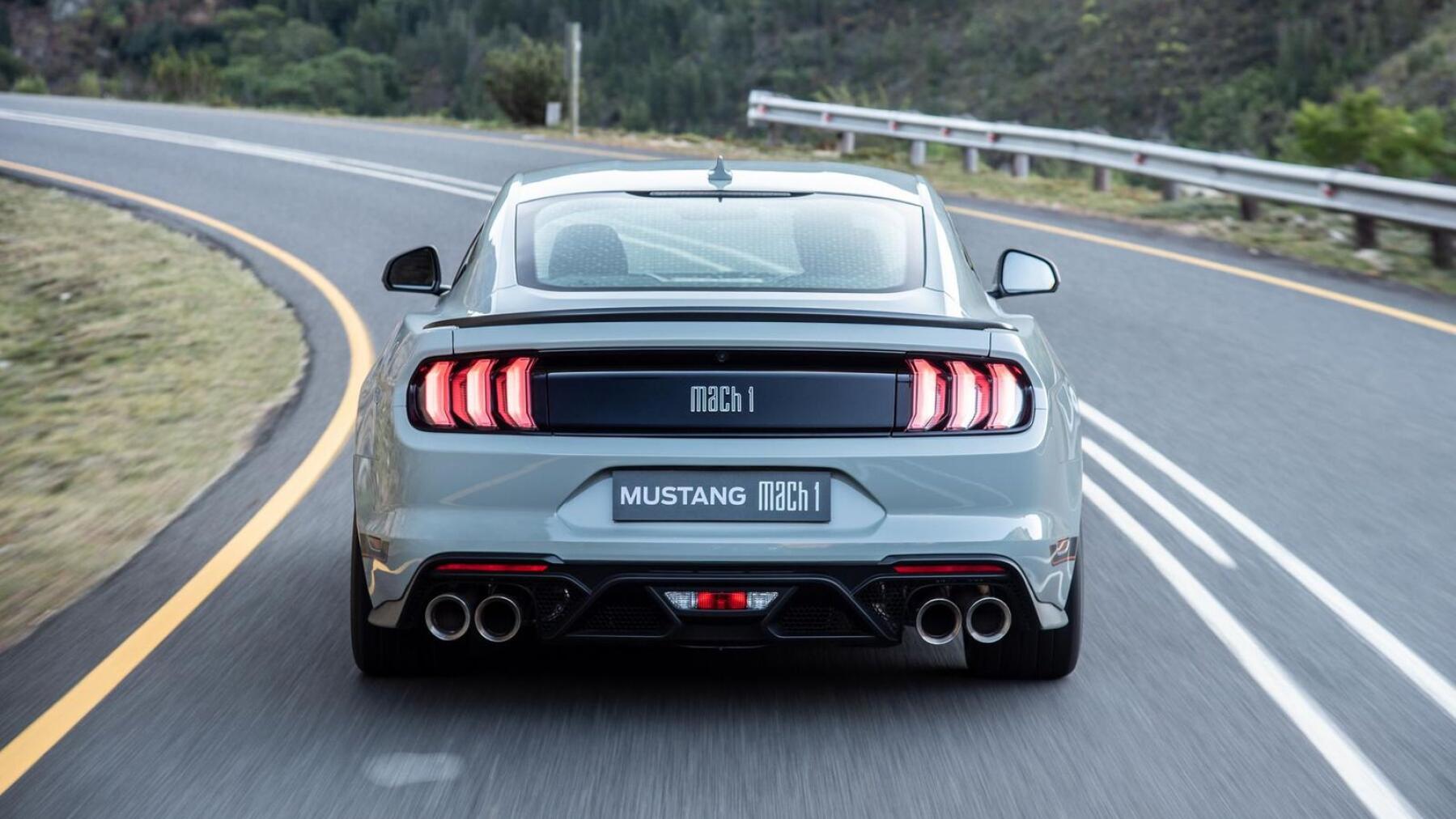 2021 Ford Mustang Mach 1 rear view
