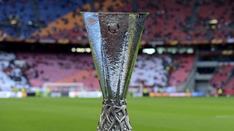 The Uefa Europa League trophy