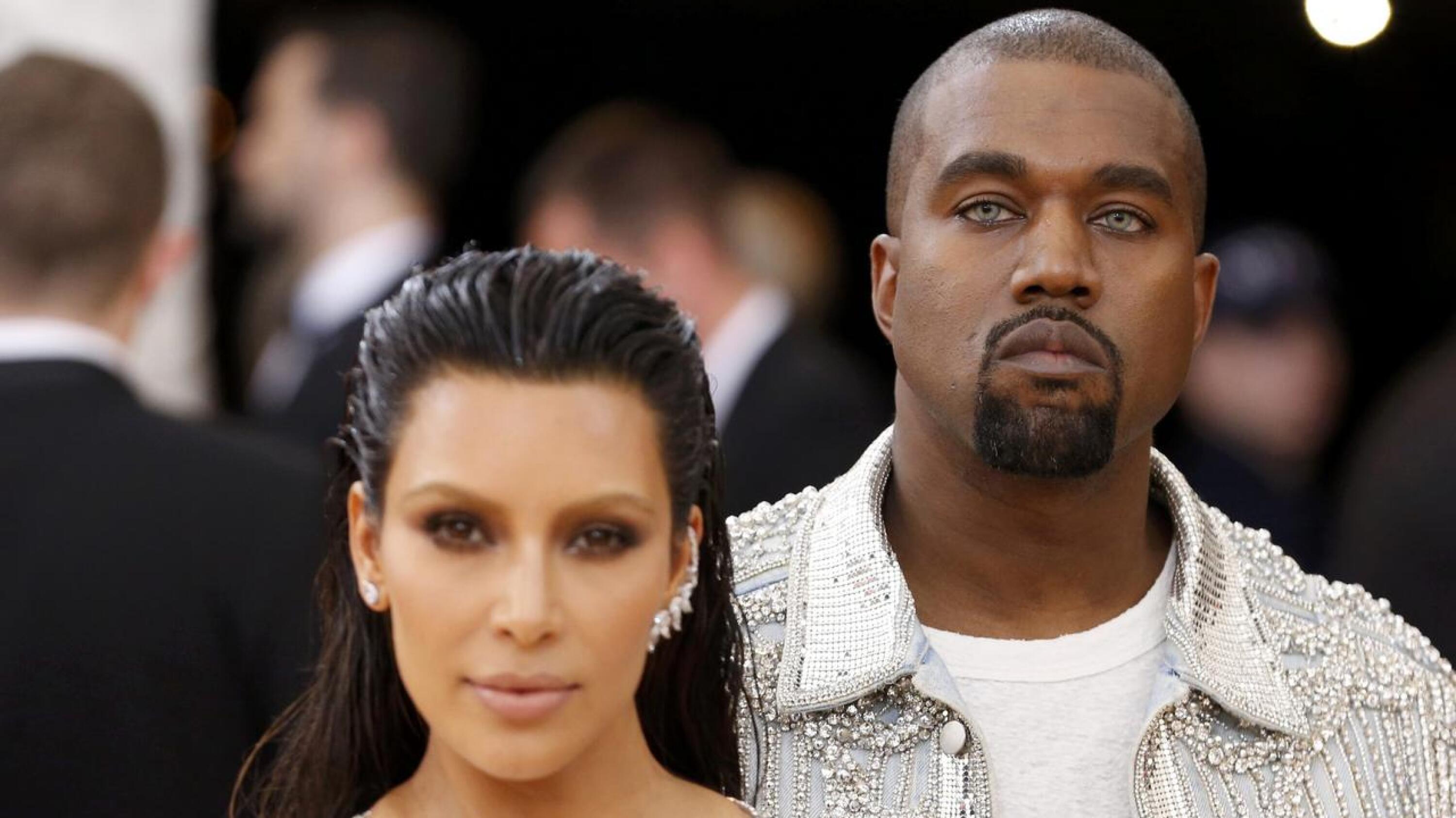 Kanye West and  Kim Kardashian West