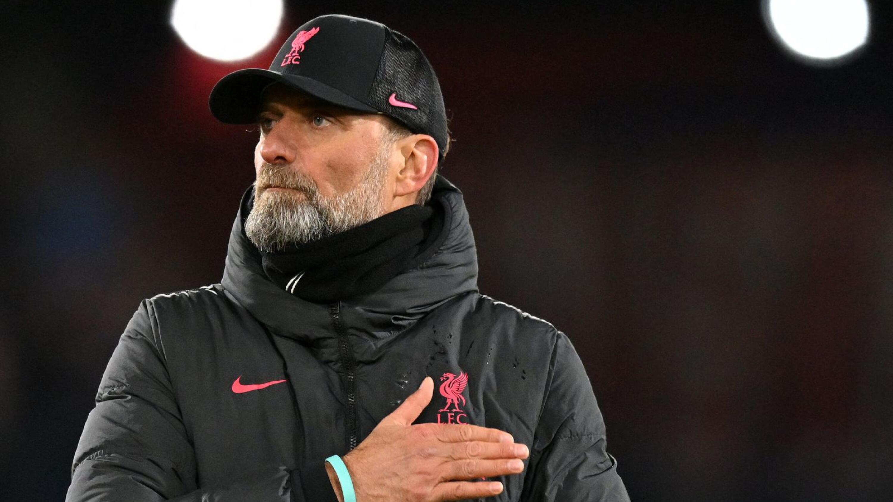 Liverpool manager Jurgen Klopp reacts after their Premier League clash against Crystal Palace