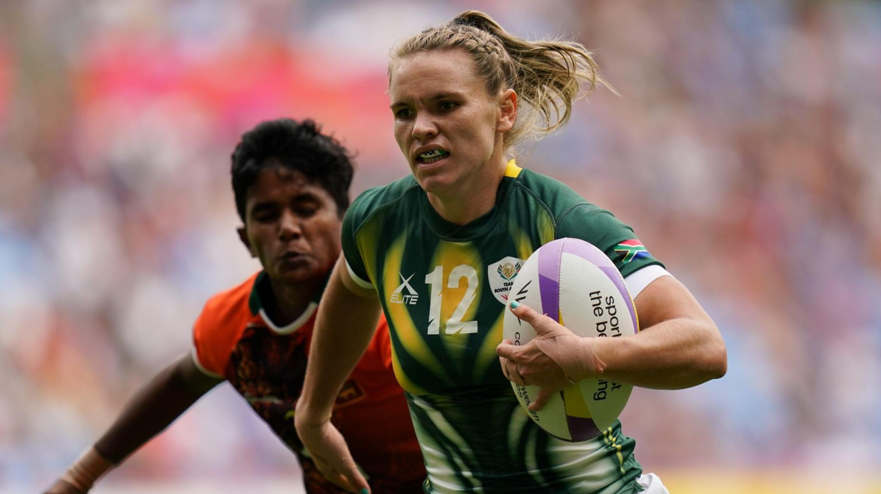 South Africa's Liske Lategan in action against Sri Lanka at the Commonwealth Games last month. Picture: Jacob King BackpagePix