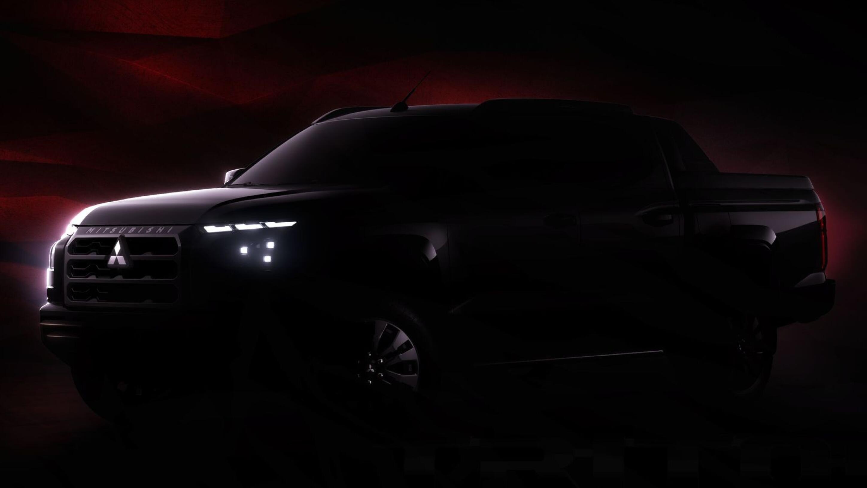 2024 new Mitsubishi Triton teaser