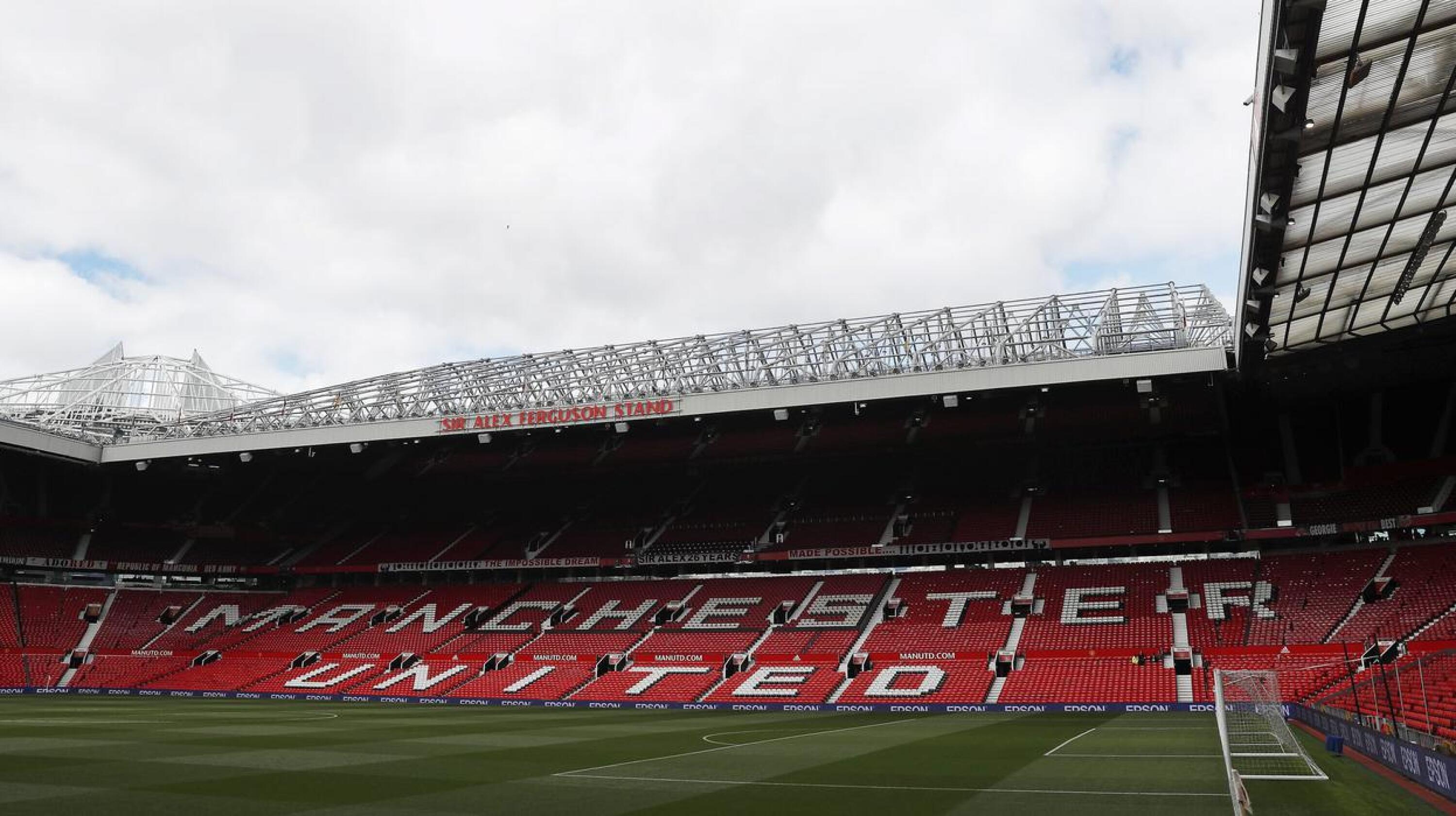 General view inside Manchester United’s Old Trafford