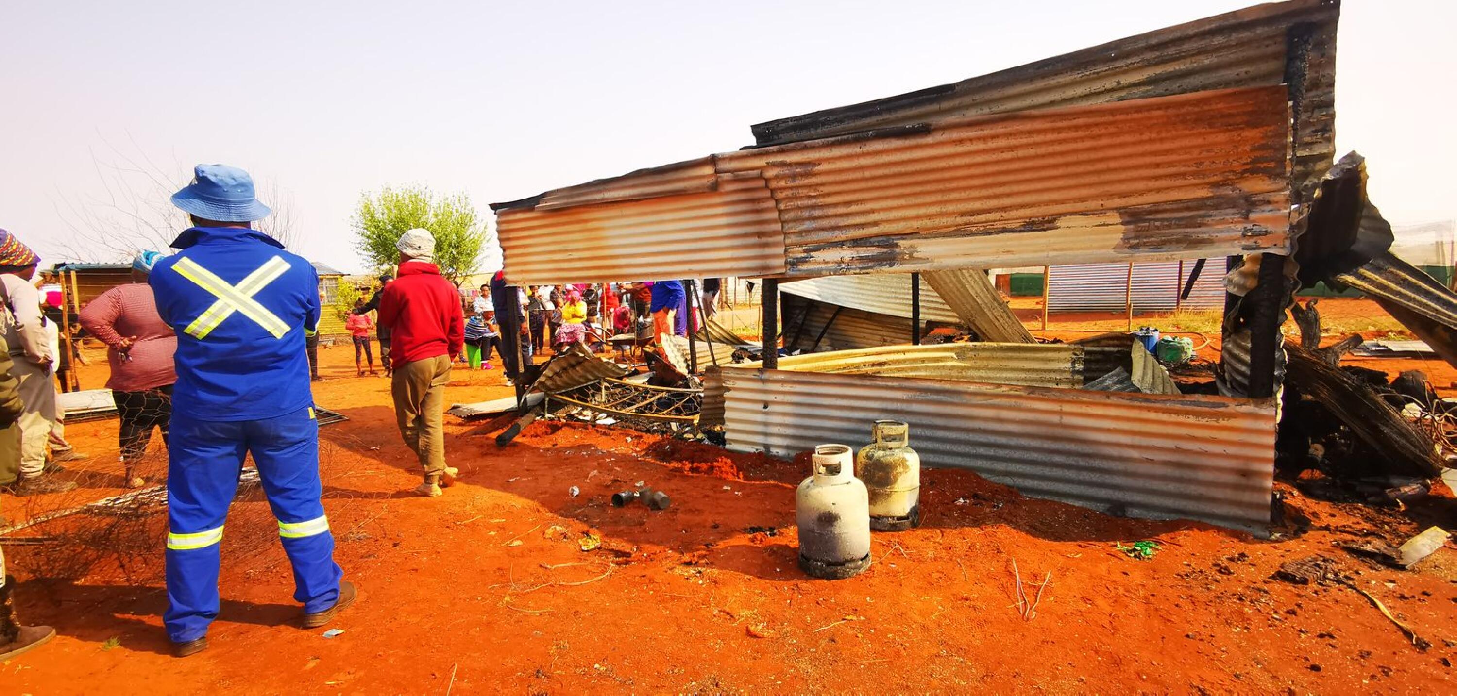 Another Ritchie resident lost their life in a shack fire last week. File image. Picture: Soraya Crowie