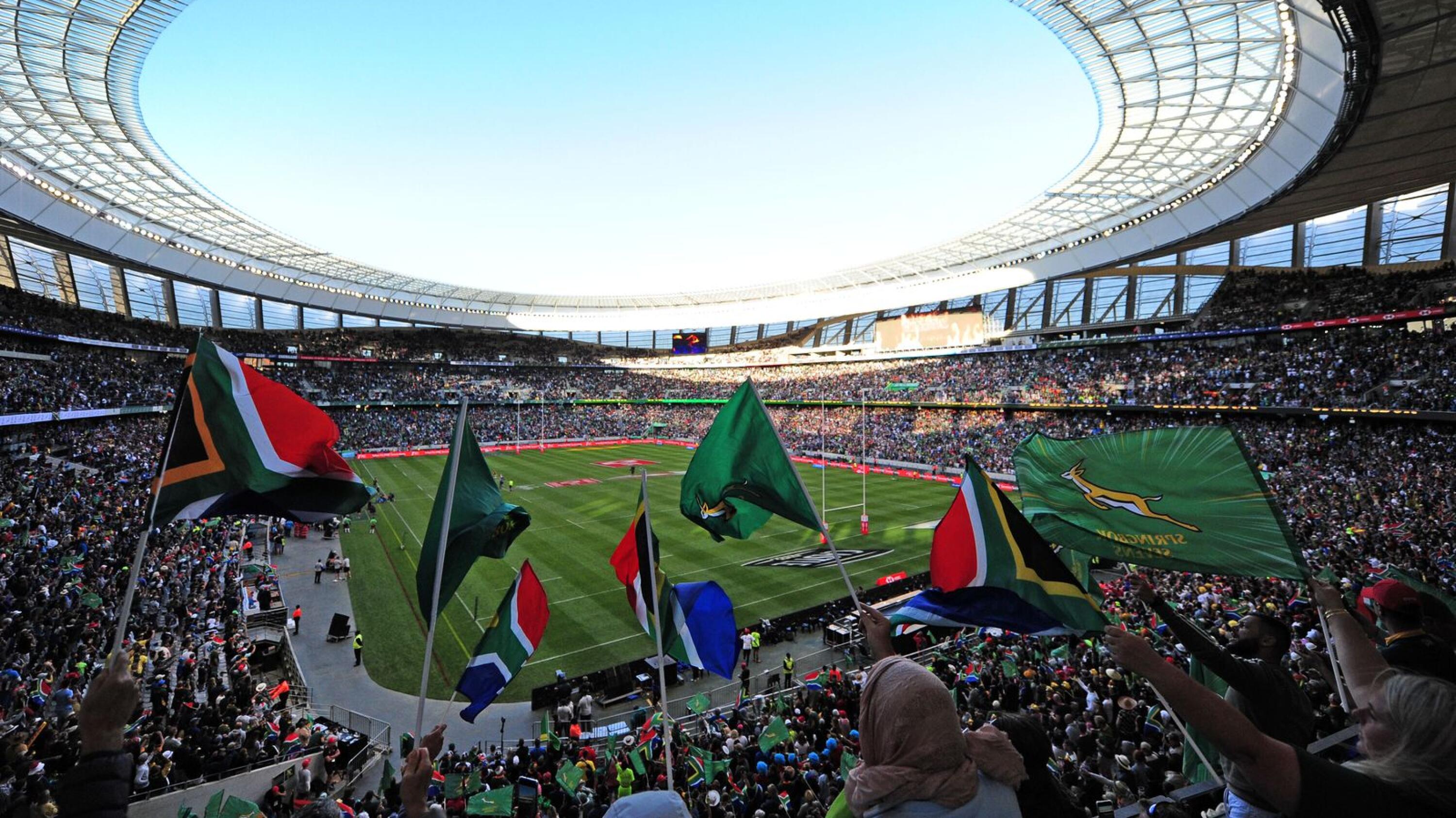 General view of the Cape Town Stadium during the 2019 HSBC Cape Town Sevens