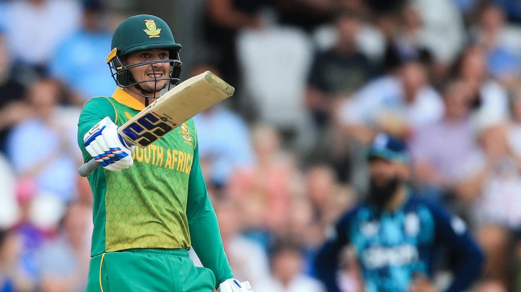 Quinton de Kock in action for the Proteas in an ODI