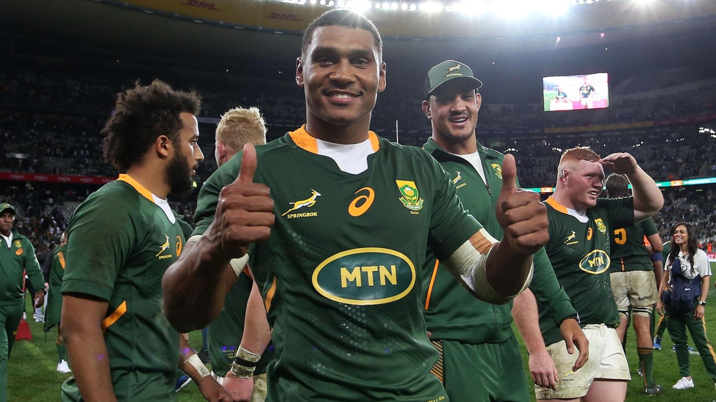The Springboks will be hoping Damian Willemse can replicate his form from the series against Wales when they take on the All Blacks