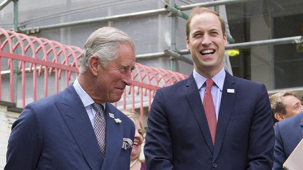Prince Charles with Prince William