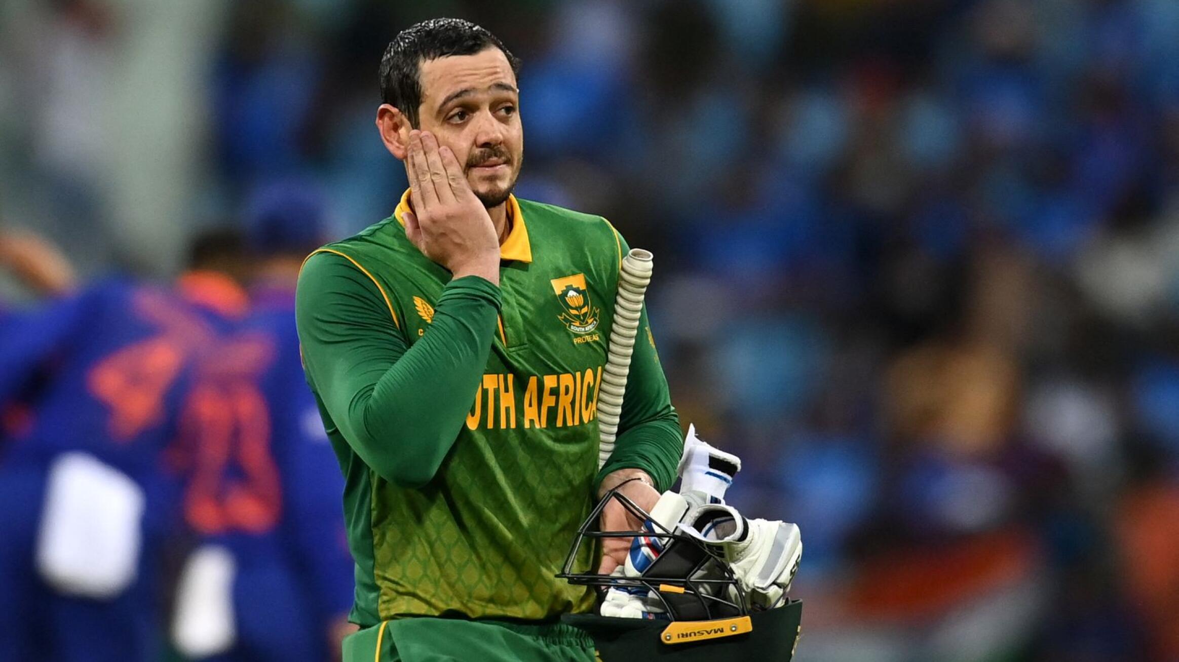 Wicketkeeper-batsman Quinton de Kock in action during an ODI for the Proteas