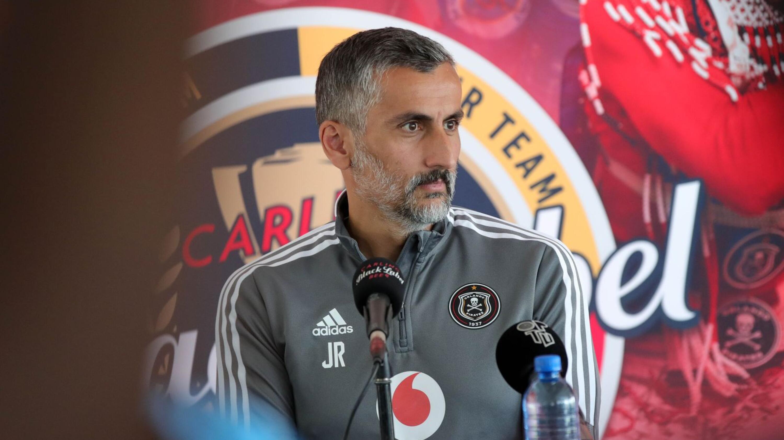 Orlando Pirates head coach Jose Riveiro will not be in the dugout for this weekend’s Soweto derby against Kaizer Chiefs after being red-carded two weeks ago