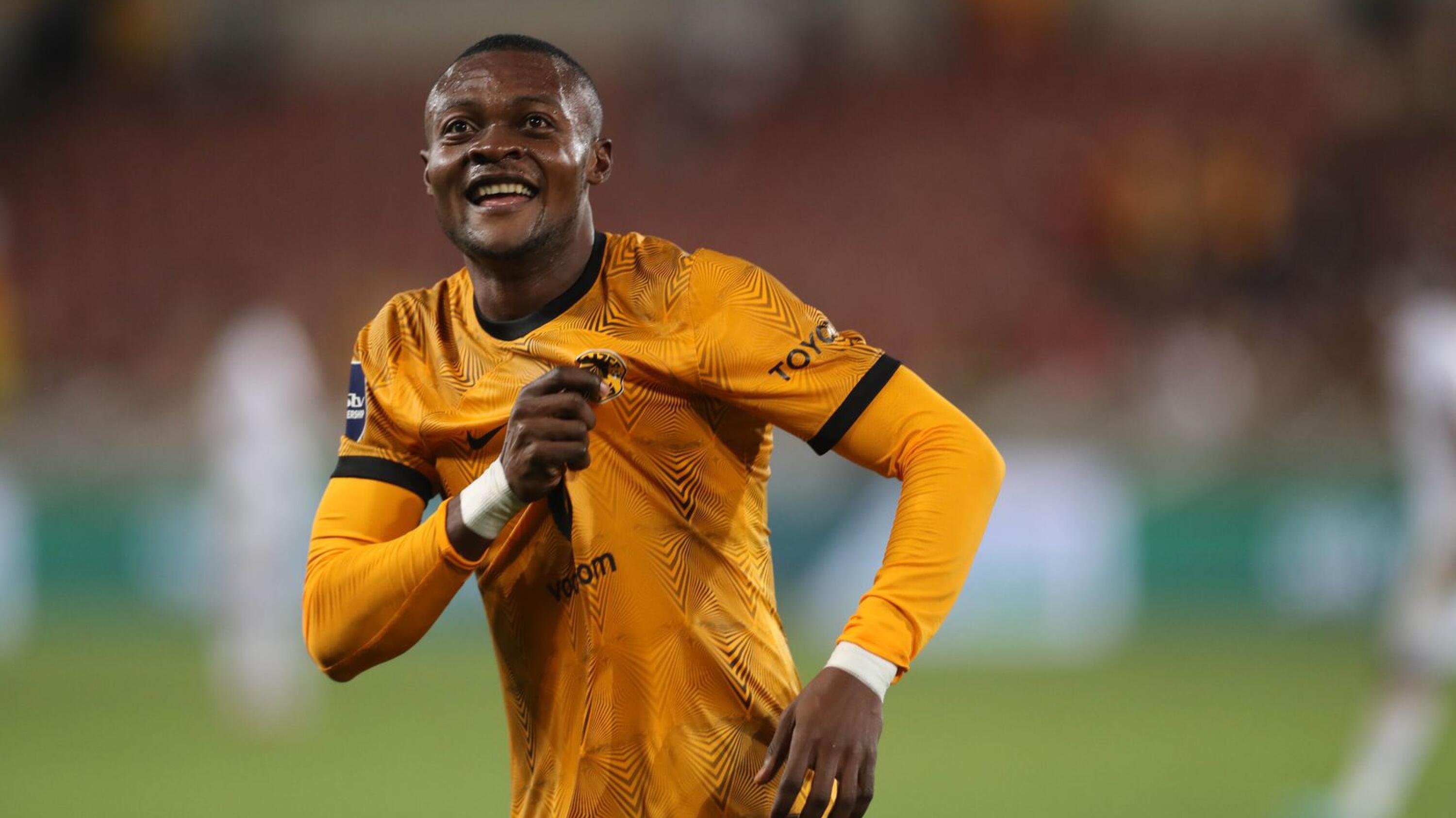 Christian Saile of Kaizer Chiefs celebrates during their DStv Premiership game against Royal AM at Peter Mokaba Stadium in Polokwane on Sunday