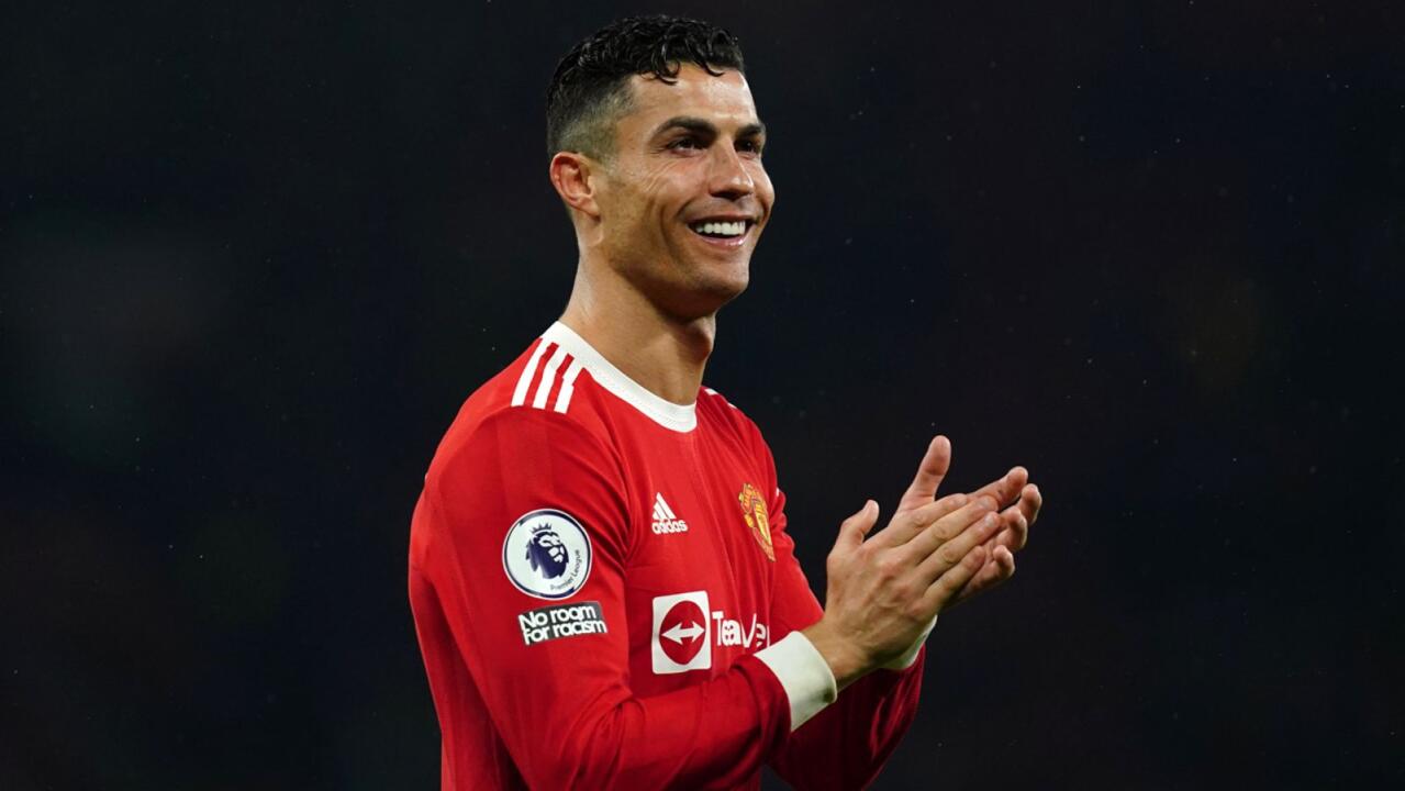 Manchester United's Cristiano Ronaldo applauds