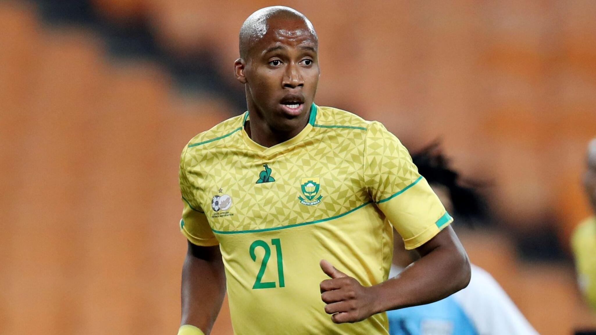 Mihlali Mayambela scored the winning goal in Tuesday’s Africa Cup of Nations qualifier against Liberia.