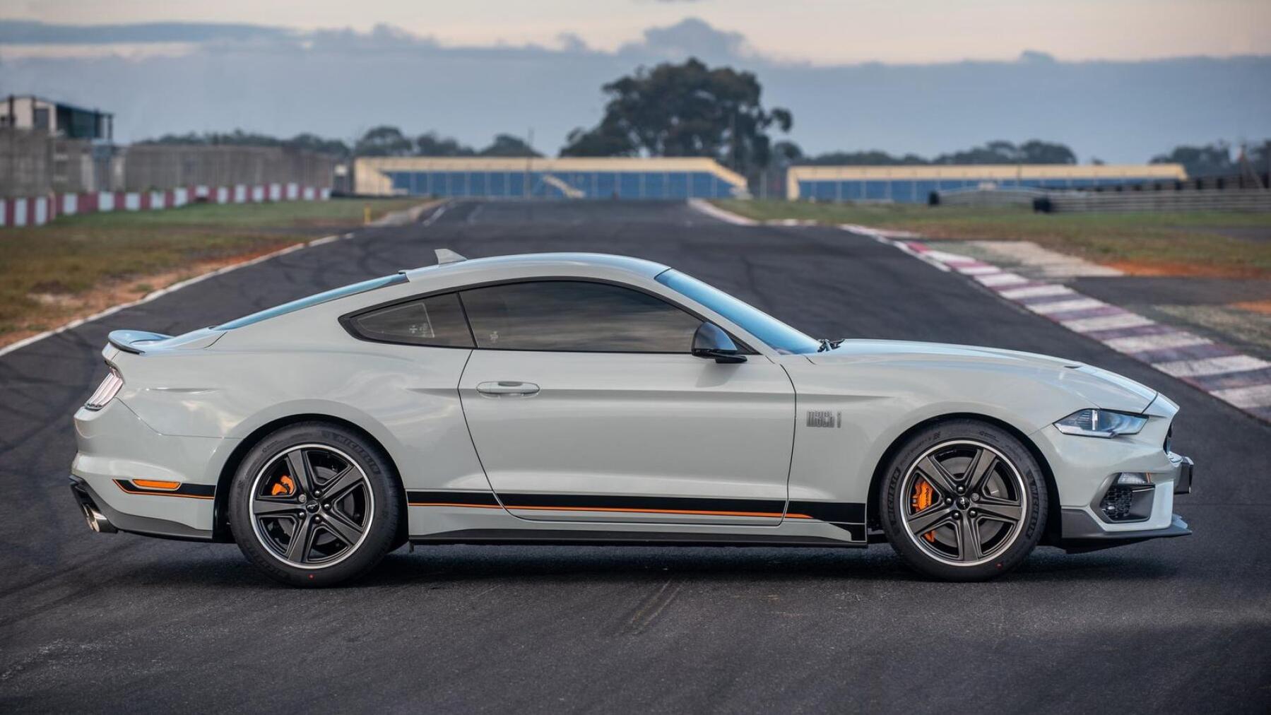 2021 Ford Mustang Mach 1 side view