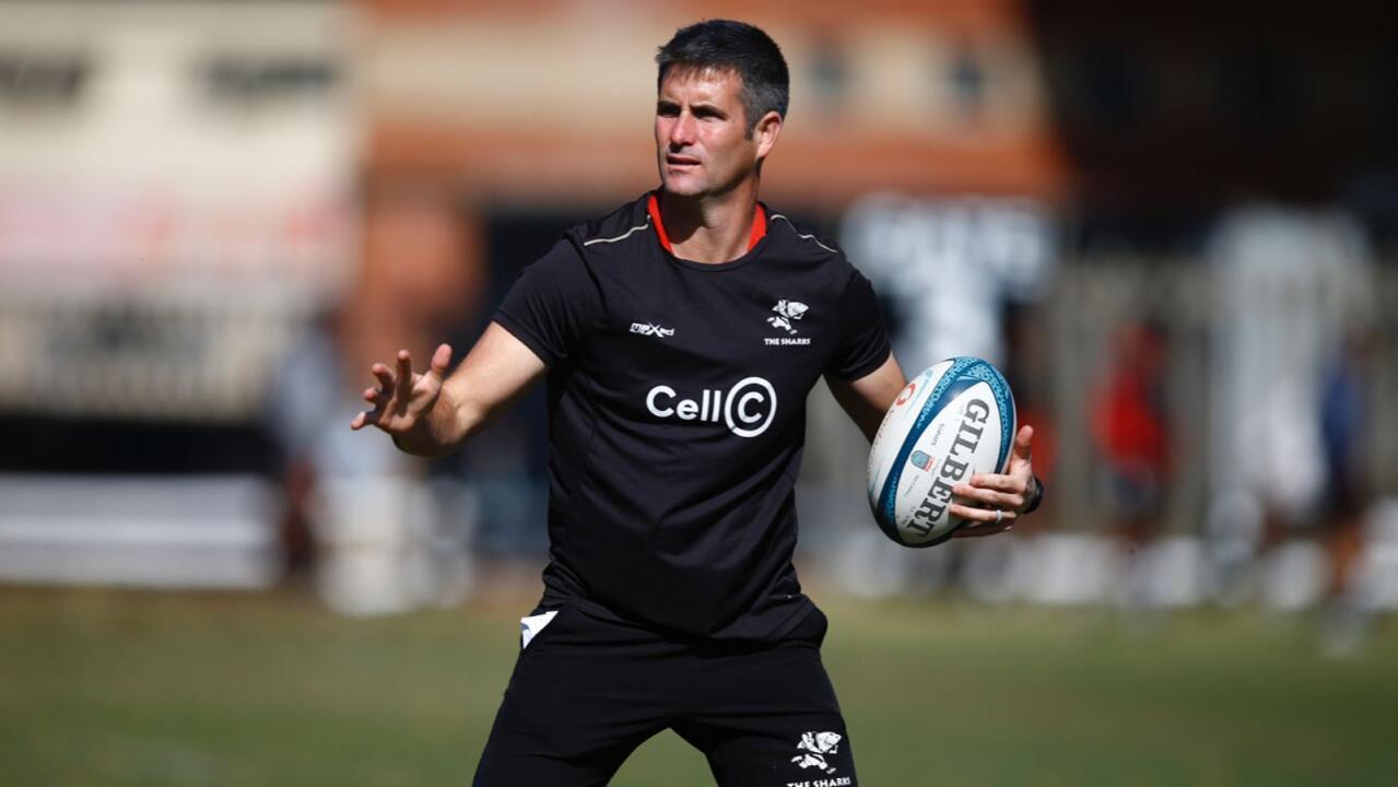 Allan Temple-Jones of the Cell C Sharks during their United Rugby Championship training session