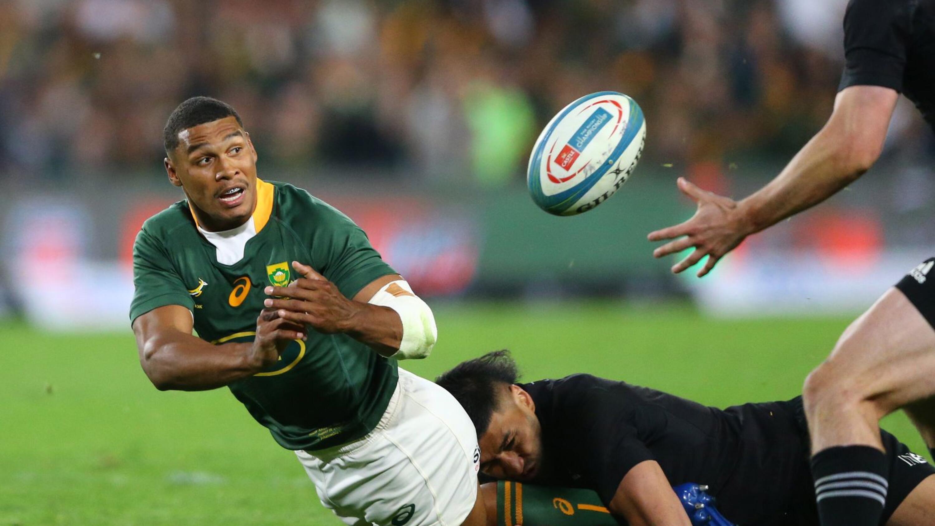 Damian Willemse has been in fine form for the Springboks, all over the backline